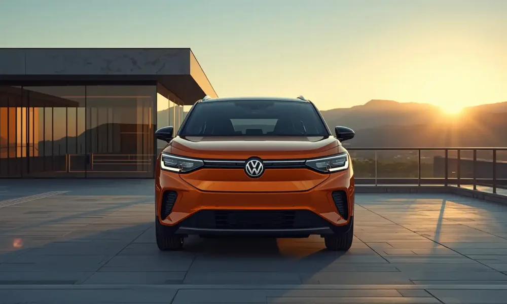 Volkswagen ID 4 2026 electric SUV parked in modern city setting - complete buyer's guide and review