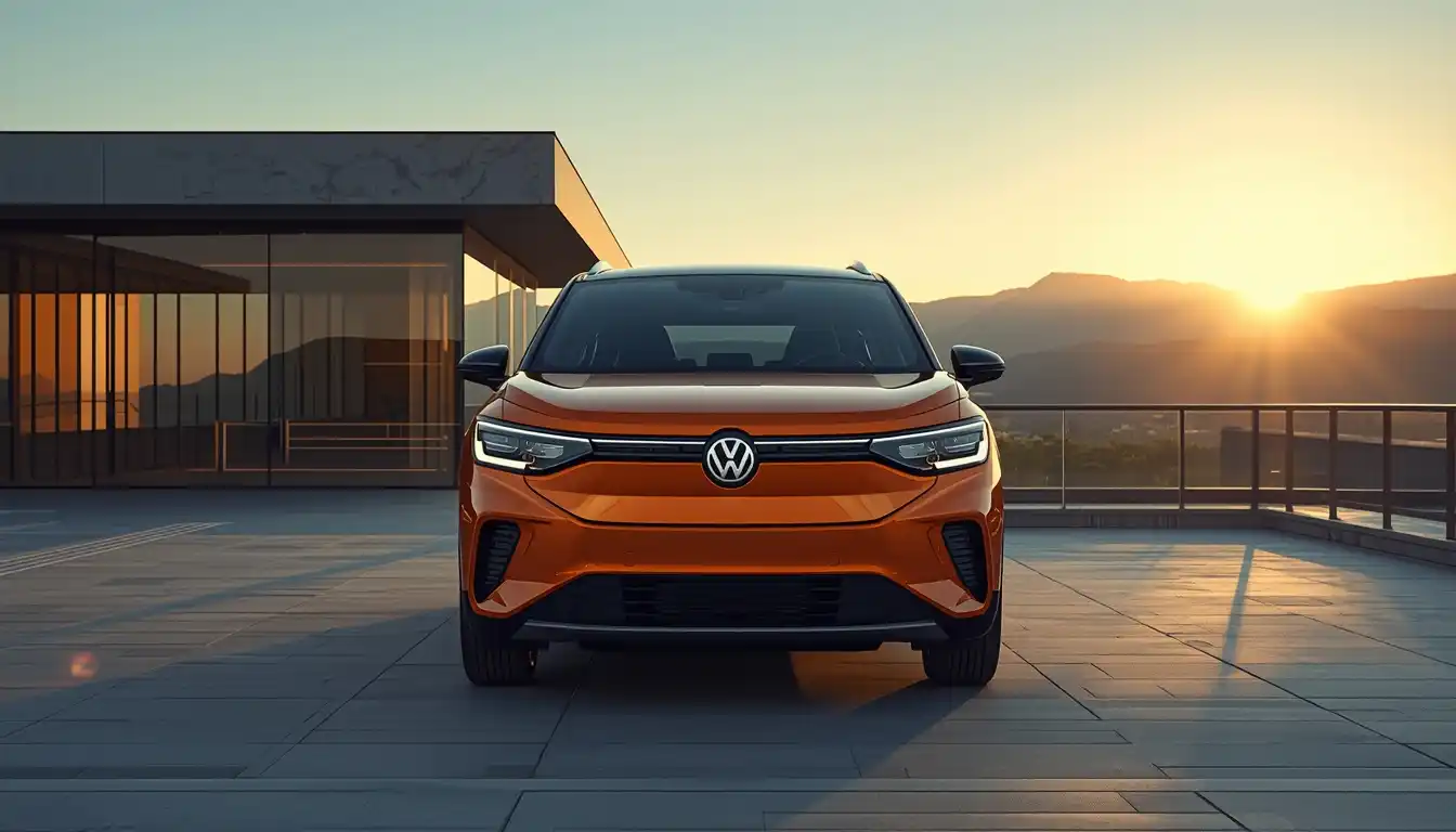 Volkswagen ID 4 2026 electric SUV parked in modern city setting - complete buyer's guide and review