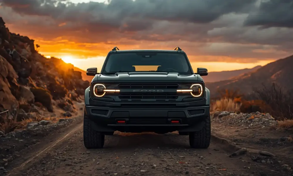 Bronco Sport review 2026 ford compact SUV parked on mountain trail showcasing off road capability