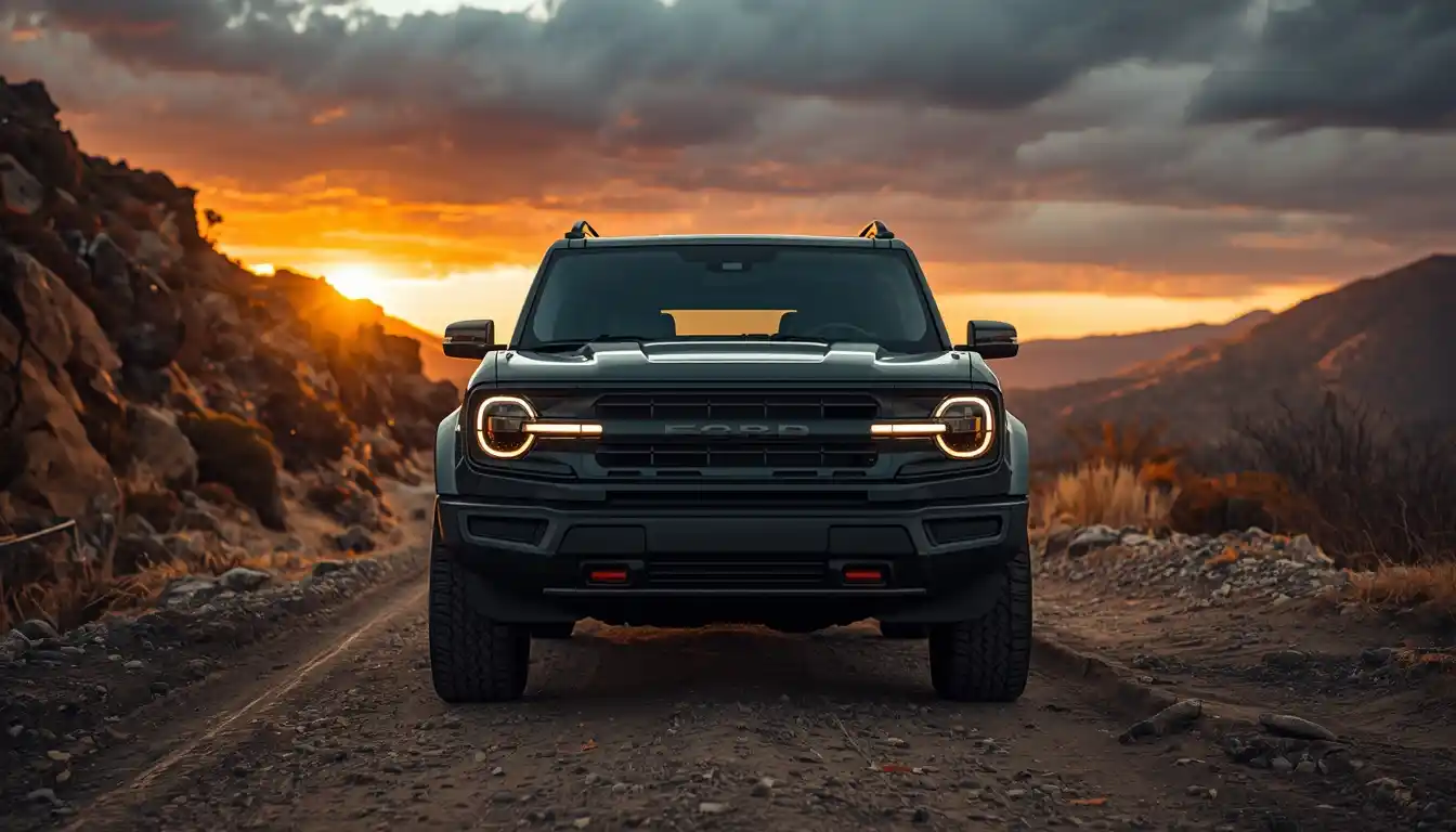 Bronco Sport review 2026 ford compact SUV parked on mountain trail showcasing off road capability