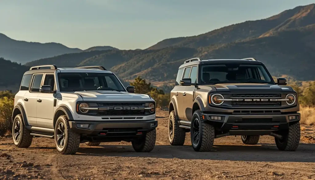 Bronco Sport vs full Bronco comparison which ford SUV to buy size difference