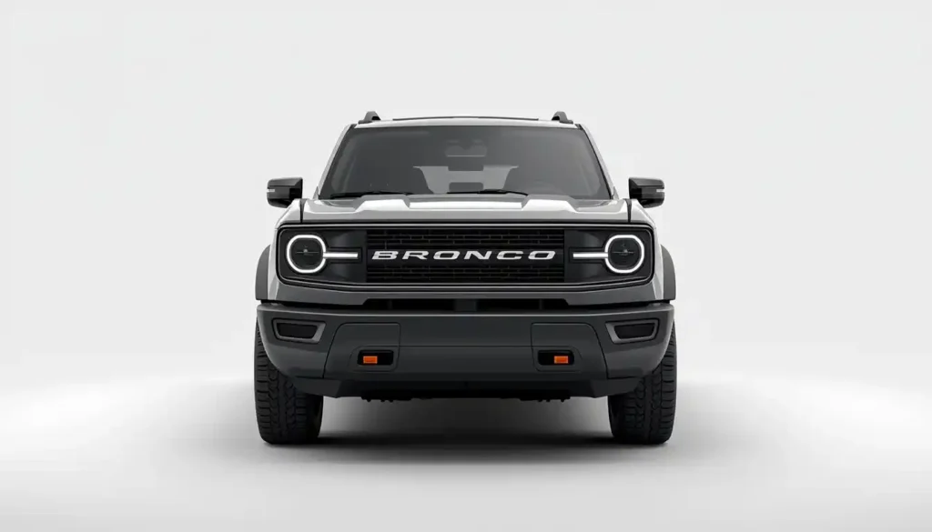 What is the Bronco Sport ford compact SUV crossover detailed exterior view