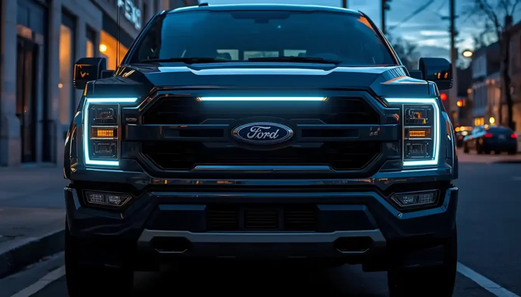 What is the Ford F-150 Lightning electric truck exterior design
