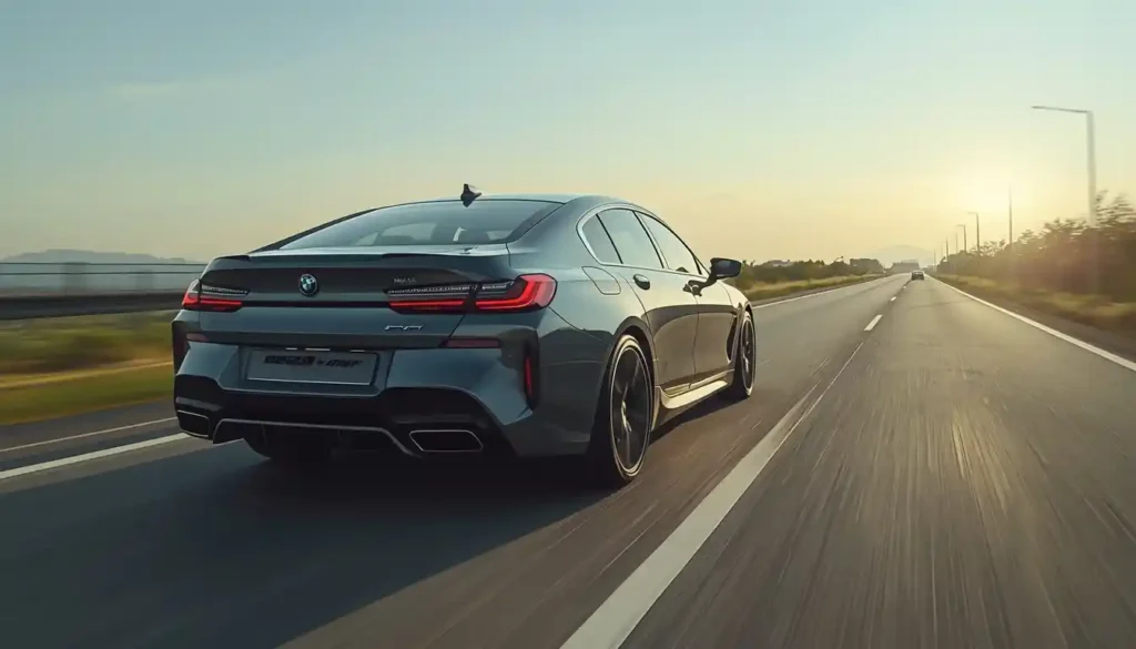 BMW i7 M70 xDrive acceleration — 650 hp dual motor performance