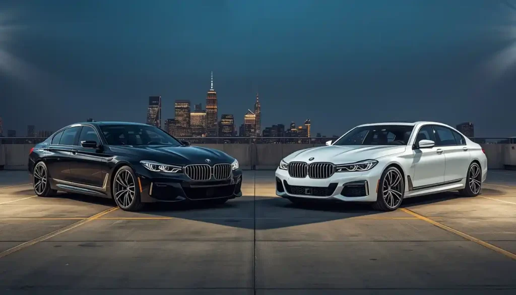 BMW i7 M70 vs BMW 7 Series 760i xDrive — electric vs gas comparison