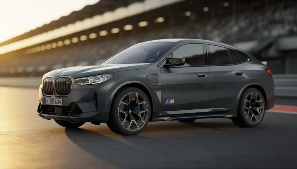 BMW iX4 M variant 800 horsepower quad motor electric performance SUV