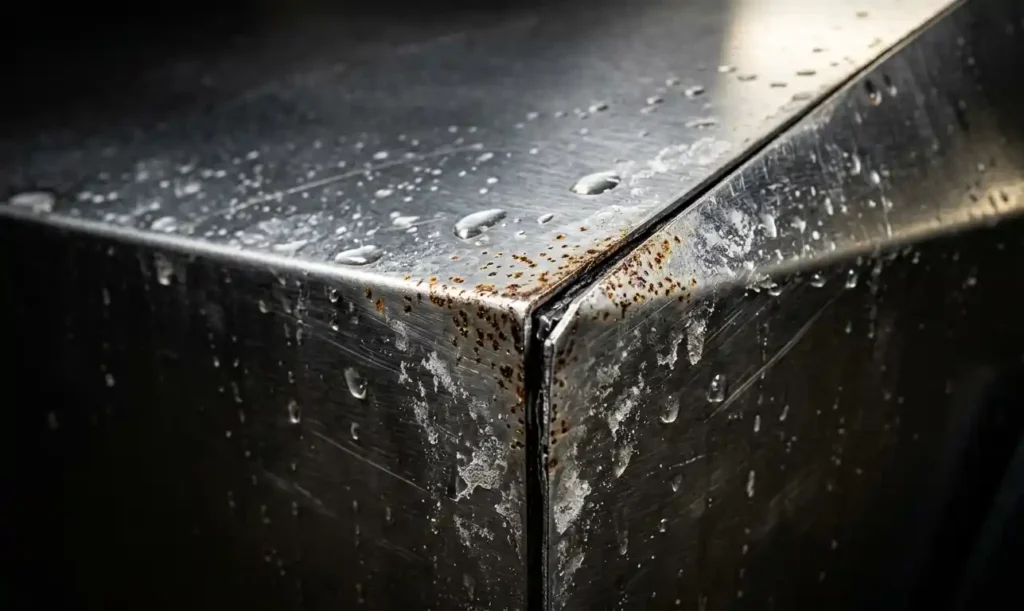 Cybertruck rust on stainless steel panels — reliability problem