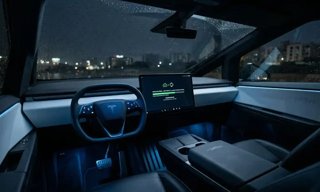 Cybertruck software recall fixed over the air — OTA update
