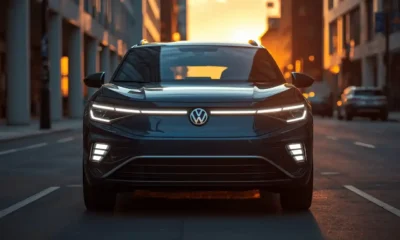 2026 Volkswagen ID.4 Pro electric SUV full view in urban setting