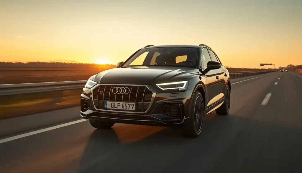 Audi Q5 2026 best selling Audi SUV driving on highway