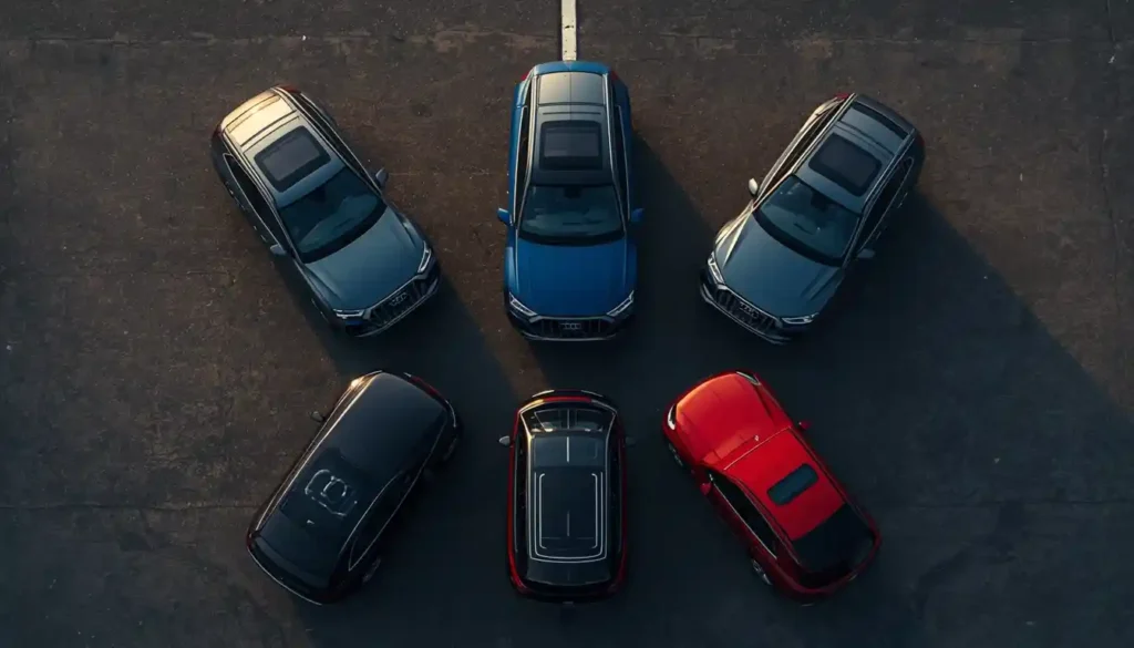 2026 Audi SUV lineup all models Q3 Q5 Q7 Q8 side by side