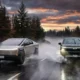 Tesla Cybertruck vs Chevrolet Silverado EV electric truck comparison