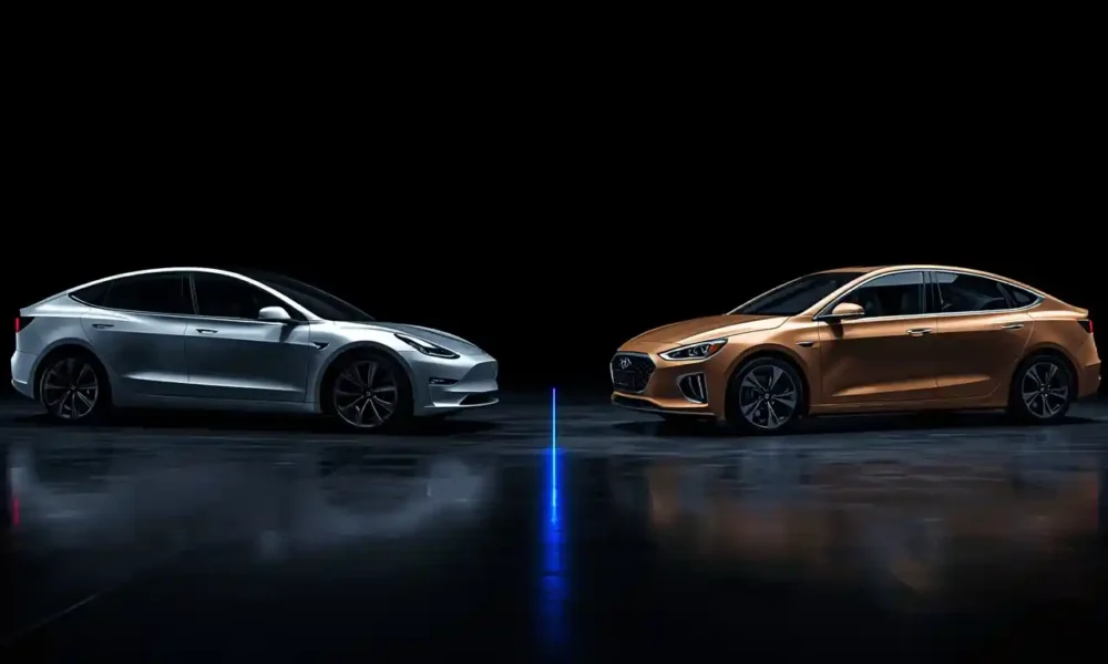 Tesla Model Y vs Hyundai Ioniq 5 full comparison side by side