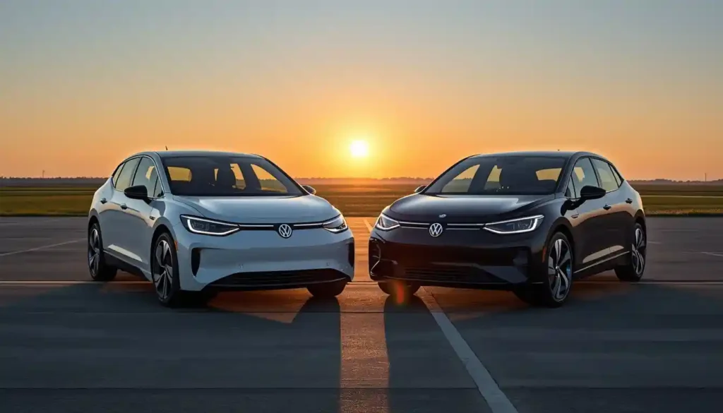 VW ID.3 Pro S 77kWh vs ID.3 Pro side by side comparison showing battery upgrade value