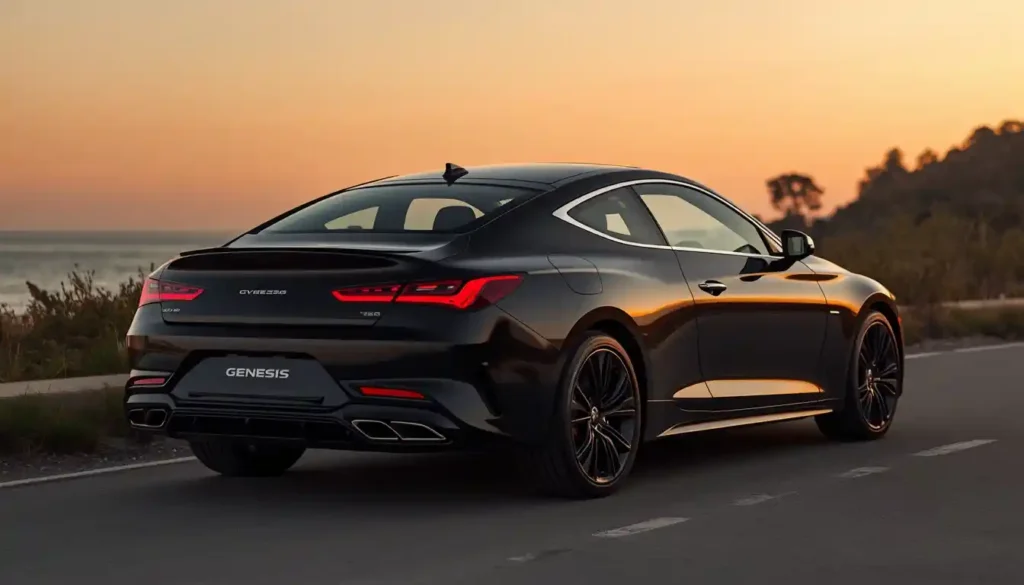 2026 Genesis GV80 Coupe Black fastback roofline versus standard GV80 SUV