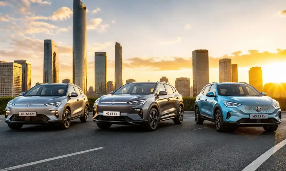MG electric SUVs full lineup 2026 comparison